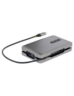 StarTech.com Adattatore Multiporta USB-C - Docking Station USB Type C con Uscita Video HDMI 2.0 4K/VGA/DP Alt Mode USB-C - Mini  2