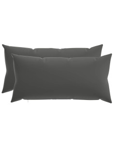 Federa 2 pcs HEERLEN Antracite 40 x 80 cm Poliestere