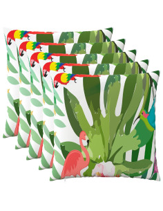 Federa 6 pcs HEERLEN Multicolore 65 x 65 cm Poliestere