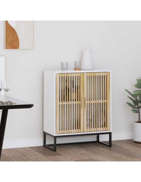 Credenza Bianca 60x30x75 cm in Legno Multistrato