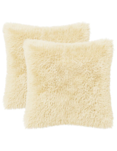 Federa 2 pcs HEERLEN Crema 30 x 30 cm Fleece PV