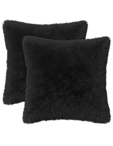 Federa 2 pcs HEERLEN Nero 30 x 30 cm Fleece PV