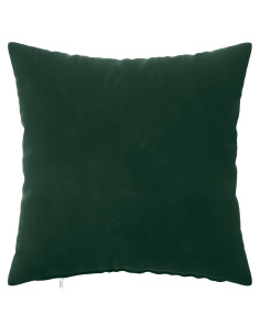Federa 2 pcs HEERLEN Verde Scuro 40 x 40 cm Velluto 2