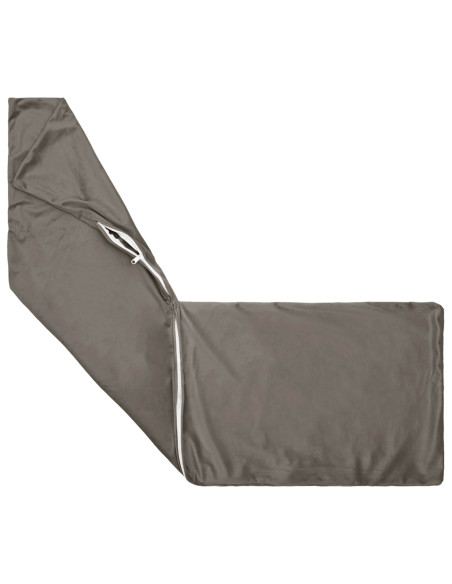 Federa HEERLEN Grigio Chiaro 40 x 145 cm Velluto