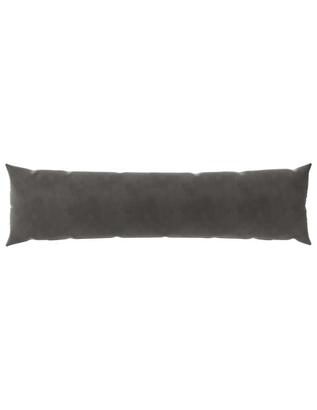 Federa 2 pcs HEERLEN Grigio Scuro 40 x 145 cm Velluto