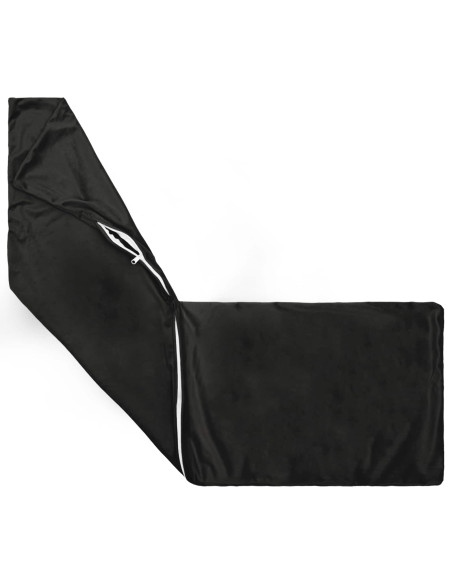 Federa 2 pcs HEERLEN Nero 40 x 145 cm Velluto