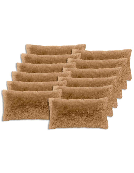 Federa 12 pcs HEERLEN Tortora 40 x 80 cm Fleece PV