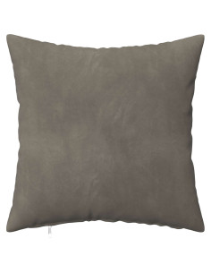 Federa 2 pcs HEERLEN Grigio Chiaro 30 x 30 cm Velluto 2