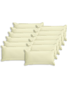 Federa 12 pz HOUTEN Crema 40 x 80 cm Poliestere