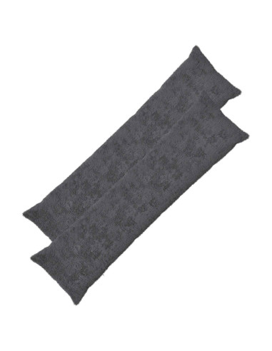 Federa 2 pz HEERLEN Grigio Scuro 40 x 145 cm