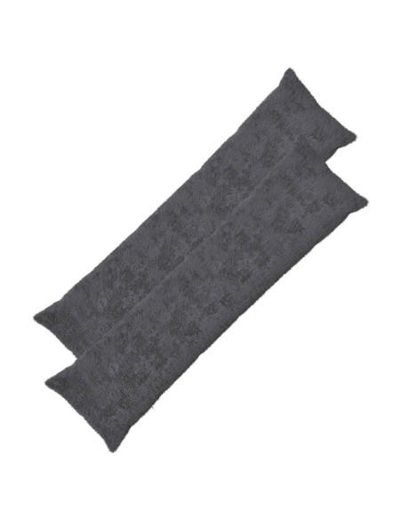 Federa 2 pz HEERLEN Grigio Scuro 40 x 145 cm