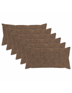 Federa 6 pz HEERLEN Marrone Chiaro 40 x 70 cm
