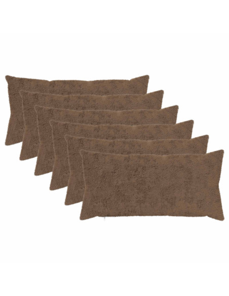 Federa 6 pz HEERLEN Marrone Chiaro 40 x 70 cm