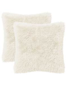 Federa 2 pcs HEERLEN Bianco 35 x 35 cm Fleece PV 2