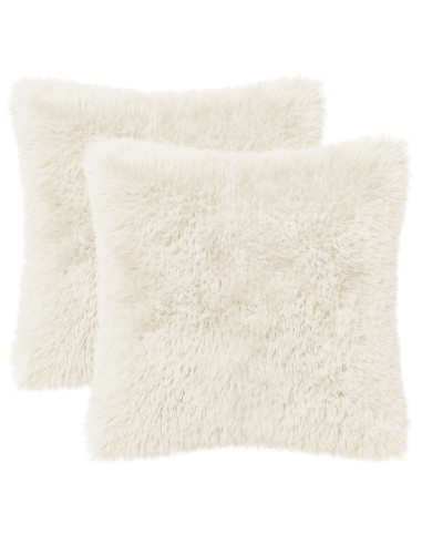 Federa 2 pcs HEERLEN Bianco 35 x 35 cm Fleece PV