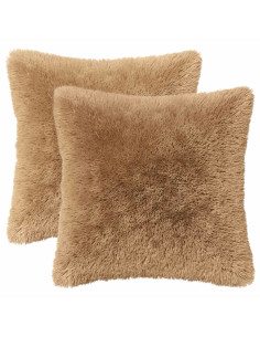 Federa 2 pcs HEERLEN Tortora 35 x 35 cm Fleece PV 2