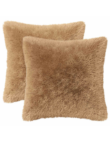 Federa 2 pcs HEERLEN Tortora 35 x 35 cm Fleece PV