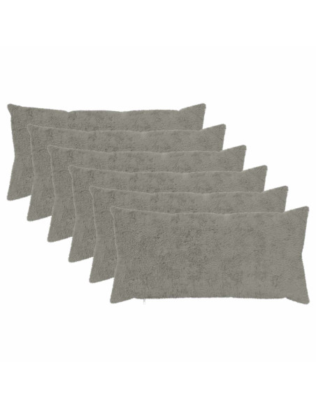 Federa 6 pz HEERLEN Grigio Chiaro 40 x 70 cm