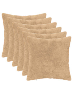 Federa 6 pz HEERLEN Crema 35 x 35 cm
