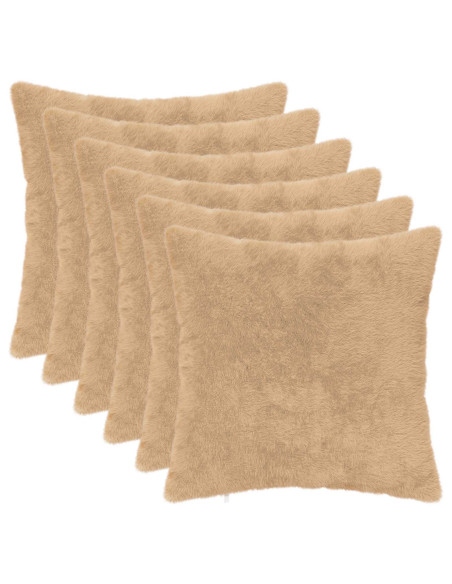Federa 6 pz HEERLEN Crema 35 x 35 cm