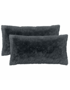 Federa 2 pcs HEERLEN Antracite 40 x 70 cm Fleece PV 2