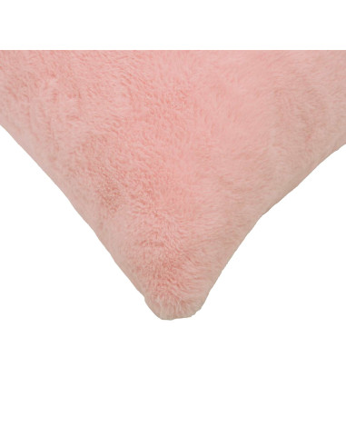 Federa 2 pz HEERLEN Rosa 40 x 70 cm Pelliccia di Coniglio Finta