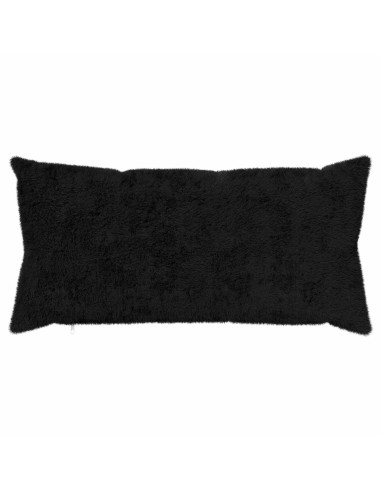 Federa 2 pz HEERLEN Nero 40 x 70 cm Pelliccia di Coniglio Finta
