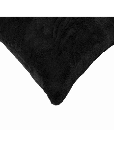 Federa 2 pz HEERLEN Nero 40 x 70 cm Pelliccia di Coniglio Finta