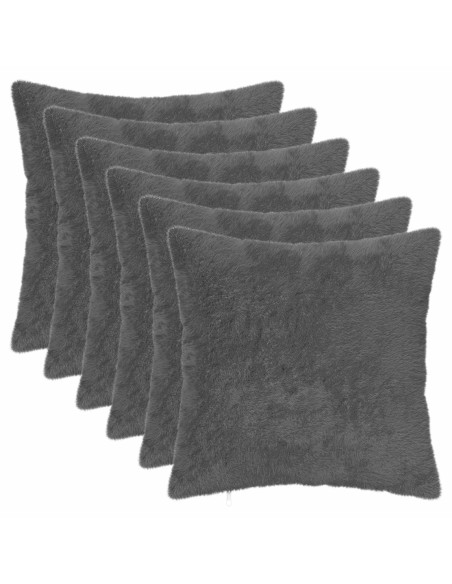 Federa 6 pz HEERLEN Grigio Scuro 30 x 30 cm