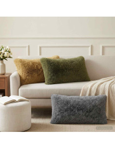 Federa 2 pcs HEERLEN Verde 40 x 80 cm Fleece PV