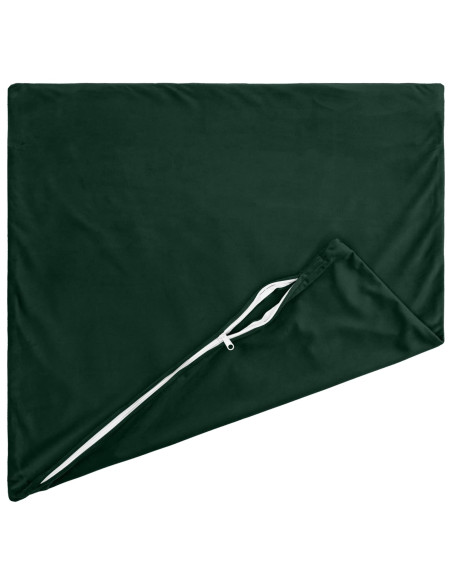 Federa 6 pcs HEERLEN Verde Scuro 35 x 35 cm Velluto