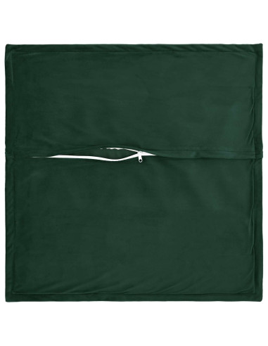 Federa 2 pcs HOUTEN Verde Scuro 35 x 35 cm Velluto