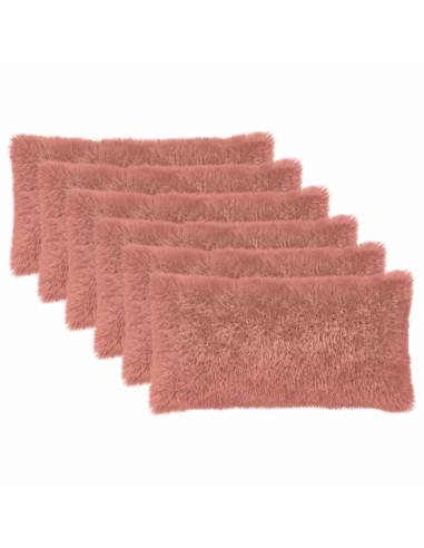 Federa 6 pcs HEERLEN Rosa 40 x 70 cm Fleece PV