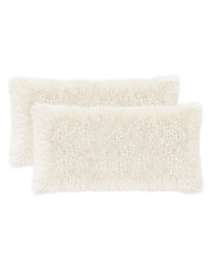 Federa 2 pcs HEERLEN Bianco 40 x 70 cm Fleece PV 2