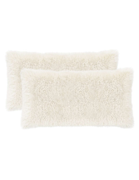 Federa 2 pcs HEERLEN Bianco 40 x 70 cm Fleece PV