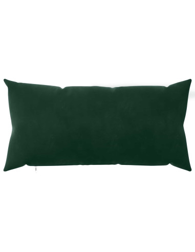 Federa 2 pcs HEERLEN Verde Scuro 40 x 80 cm Velluto