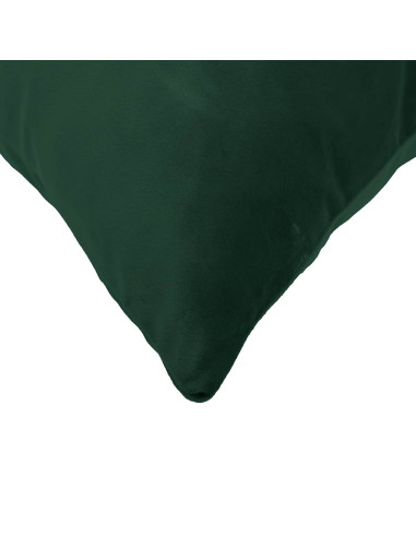 Federa 2 pcs HEERLEN Verde Scuro 40 x 80 cm Velluto