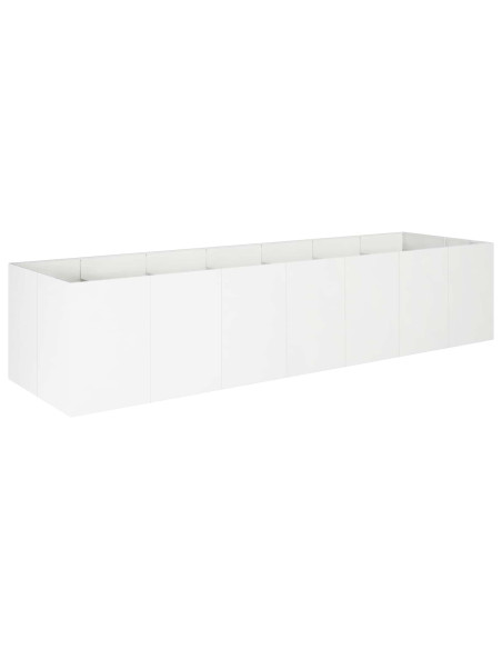 Vaso da giardino Bianco 280 x 80 x 60 cm
