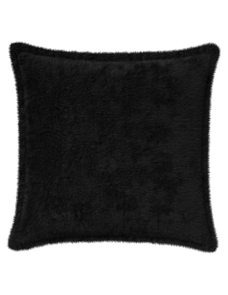 Federa 2 pz HOUTEN Nero 35 x 35 cm Pelliccia di Coniglio Finta