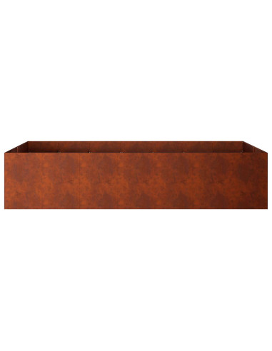 Vaso da giardino Ruggine 280 x 80 x 60 cm Acciaio Corten