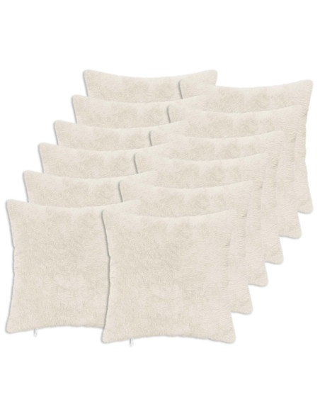 Federa 12 pz HEERLEN Bianco 45 x 45 cm