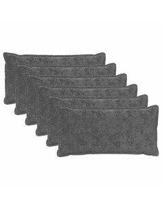 Federa 6 pz HOUTEN Grigio Scuro 40 x 80 cm