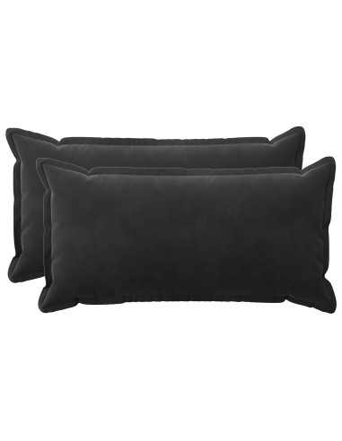 Federa 2 pcs HOUTEN Nero 40 x 70 cm Velluto