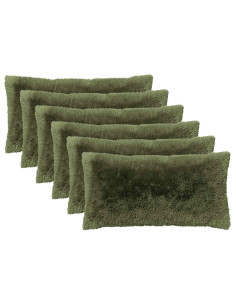 Federa 6 pcs HEERLEN Verde 40 x 80 cm Fleece PV