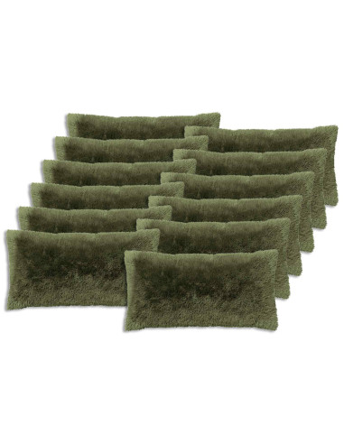 Federa 12 pcs HEERLEN Verde 40 x 80 cm Fleece PV