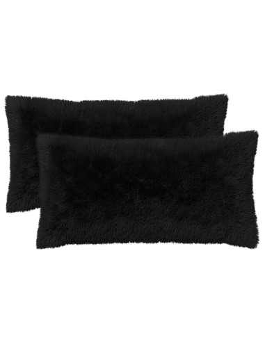 Federa 2 pcs HEERLEN Nero 40 x 80 cm Fleece PV
