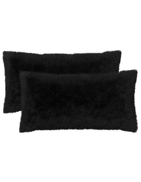 Federa 2 pcs HEERLEN Nero 40 x 80 cm Fleece PV