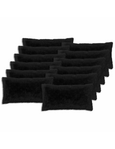 Federa 12 pcs HEERLEN Nero 40 x 80 cm Fleece PV 2