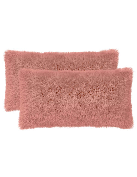 Federa 2 pcs HEERLEN Rosa 40 x 80 cm Fleece PV