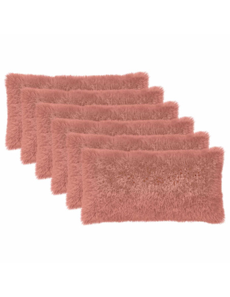 Federa 6 pcs HEERLEN Rosa 40 x 80 cm Fleece PV
